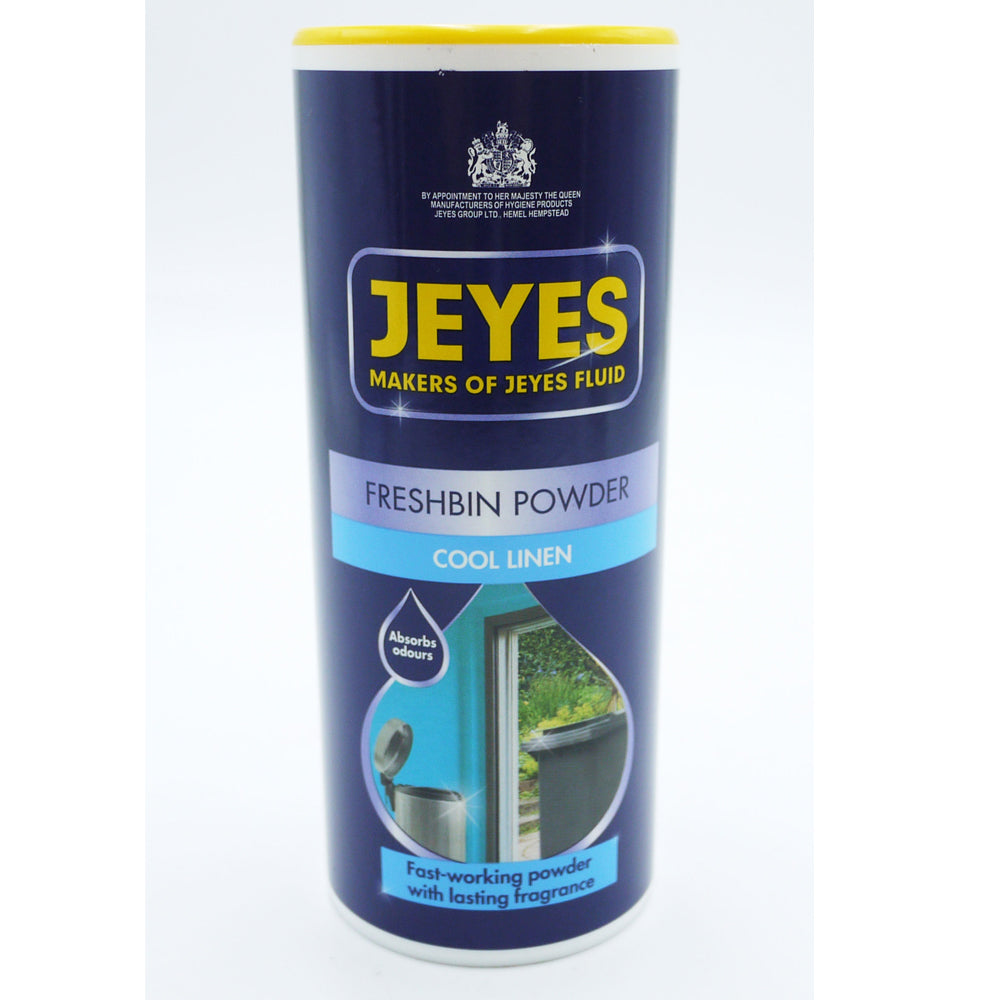 Jeyes-Freshbin-Powder-Cool-Linen-550g Jeyes-Freshbin-Powder-Cool-Linen-550g